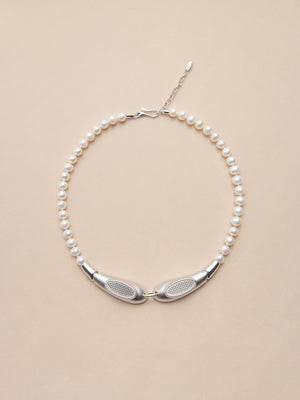 DOUBLE HEAD LIGHT PEARL NECKLACE