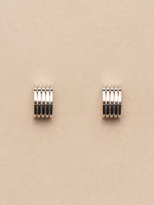 SQUARE WATCH CHAIN EARRINGS MINI