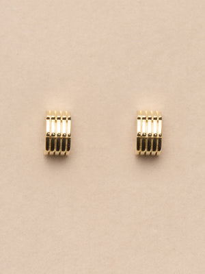 SQUARE WATCH CHAIN EARRINGS MINI