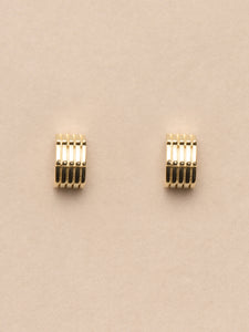 SQUARE WATCH CHAIN EARRINGS MINI