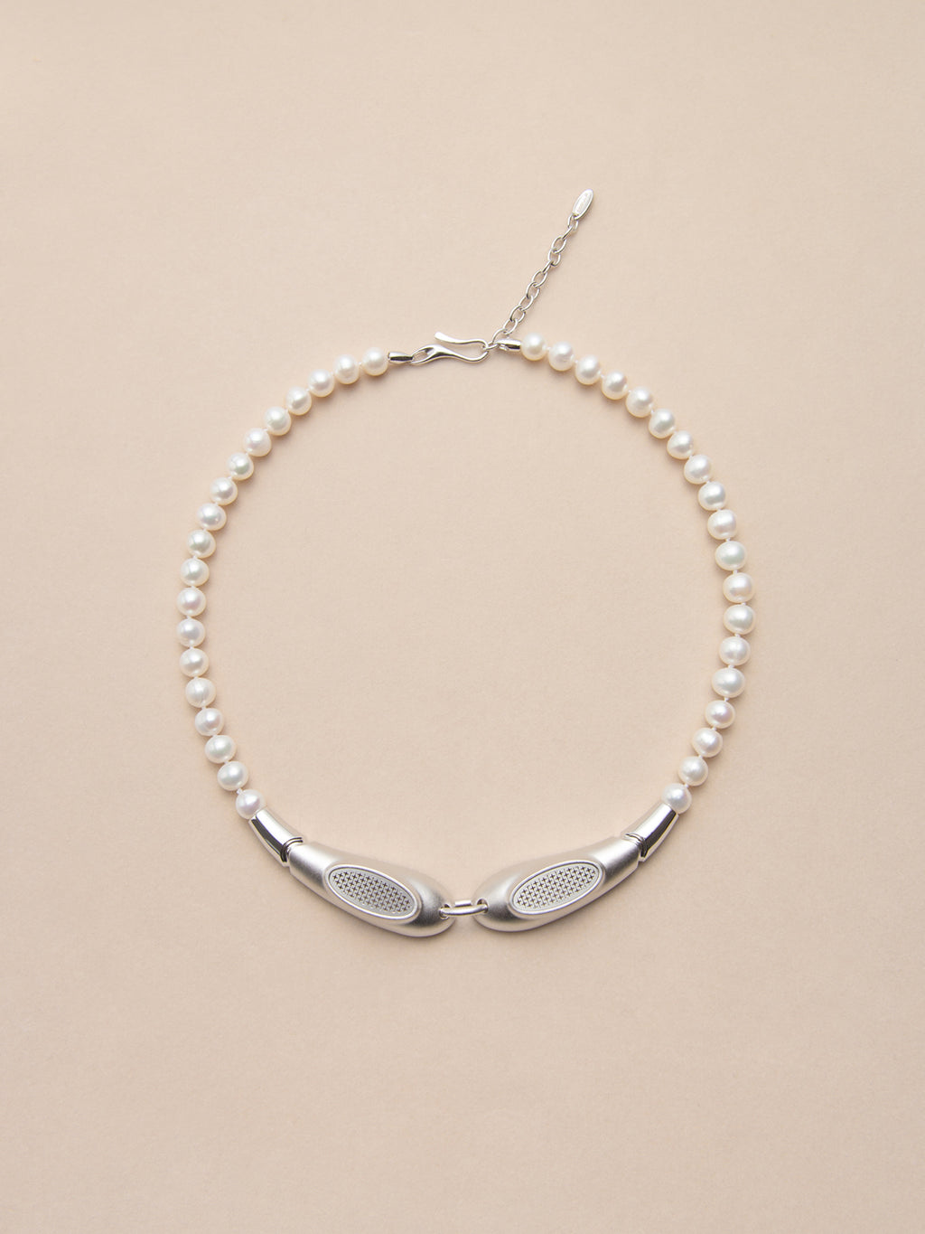 DOUBLE HEAD LIGHT PEARL NECKLACE