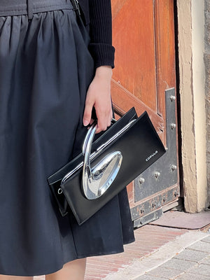 STEREO MESH HANDBAG
