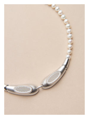 DOUBLE HEAD LIGHT PEARL NECKLACE