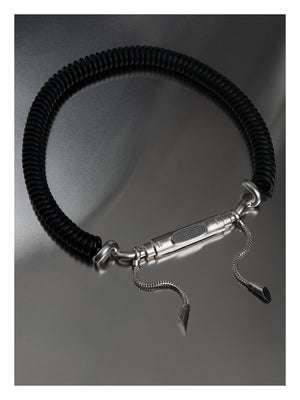 STEREO RUBBER CORD NECKLA