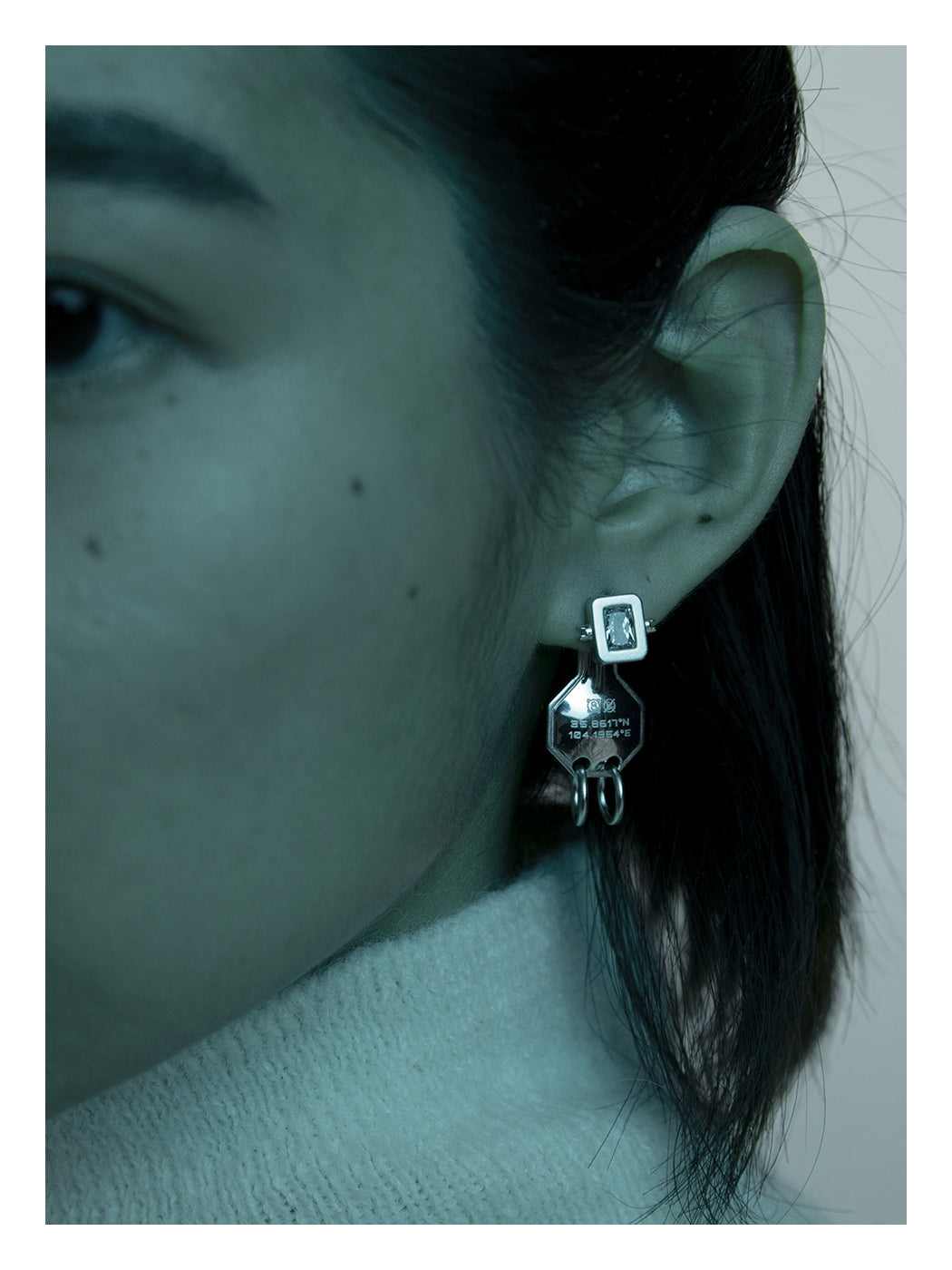 NAME TAG EARRINGS