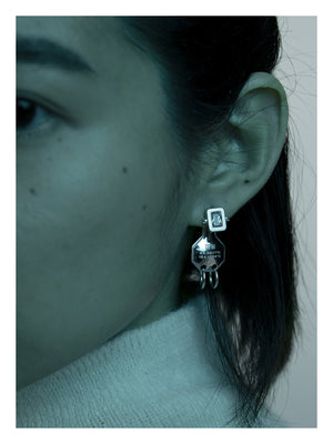 NAME TAG EARRINGS